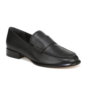 New Vince Nelli Leather Loafer Black Leather Sz 8